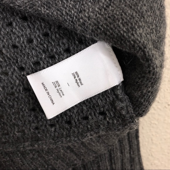 Elizabeth & James Cableknit Wool Cardigan Sweater - Picture 7 of 8